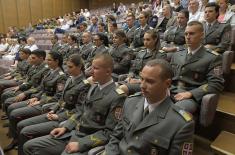 Diplomas conferred to cadets of the Military Academy and the new class of military doctors
