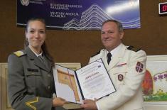 Diplomas conferred to cadets of the Military Academy and the new class of military doctors