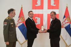 Memorial medals were presented in the Guard Club to the family members of warriors fallen in NATO aggression from the territory of Montenegro