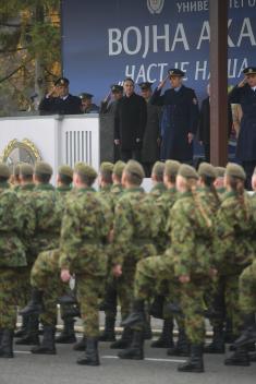 Minister Stefanović attends Military Academy change of command ceremony