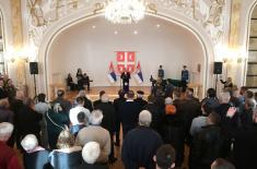 Memorial medals were presented in the Guard Club to the family members of warriors fallen in NATO aggression from the territory of Montenegro