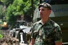 Ivanjca Grateful to the Serbian Armed Forces for the Great Assistance