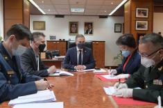 Minister Stefanović meets with Ambassador of China Chen Bo