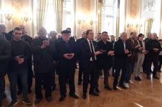 Memorial medals were presented in the Guard Club to the family members of warriors fallen in NATO aggression from the territory of Montenegro