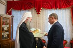 Minister Stefanović takes part in ceremony welcoming Patriarch Porfirije to Mileševa Monastery