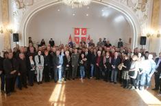 Memorial medals were presented in the Guard Club to the family members of warriors fallen in NATO aggression from the territory of Montenegro