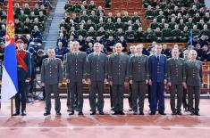 Medals for Military Academy cadets at the athletic meeting in Moscow