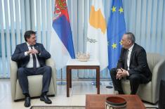 Minister Gašić pays official visit to Republic of Cyprus