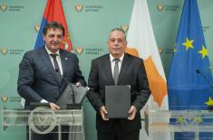 Minister Gašić pays official visit to Republic of Cyprus