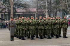 December class of soldiers took the oath