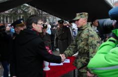 December class of soldiers took the oath