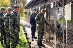Visit to storage facilities at Central Logistics Base
