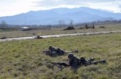 Infantry and armoured units’ combined training