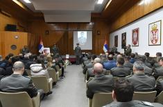 Memorial service for Lieutenant Colonel Dejan Stanojević