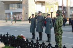 Minister Vučević Lays Wreath at Saint George Church in Oplenac to Mark Statehood Day