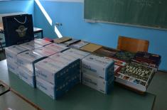 Serbian Armed Forces are helping students in rural schools on Pešter