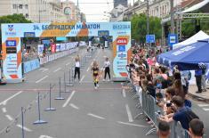 Captain I Class Nevena Jovanović wins 34th Belgrade Marathon