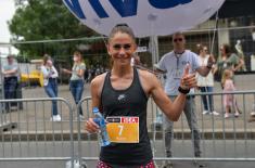 Captain I Class Nevena Jovanović wins 34th Belgrade Marathon