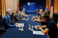 Sastanak ministra Vulina sa predstavnicima Sindikata „Nezavisnost” u Ministarstvu odbrane i Vojsci Srbije 