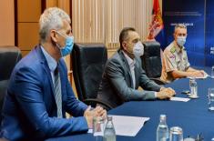 The meeting between Minister Vulin and the representatives of the Trade Union “Independence” of the Ministry of Defence and the Serbian Armed Forces  
