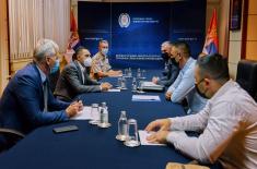 The meeting with the representatives of the Trade Union “Iron Regiment” 