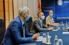 The meeting with the representatives of the Trade Union “Iron Regiment” 