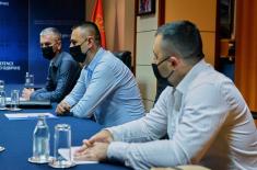The meeting with the representatives of the Trade Union “Iron Regiment” 