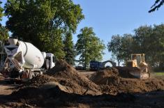 The beginning of the construction of a new and modern Covid hospital