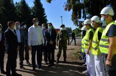 The beginning of the construction of a new and modern Covid hospital