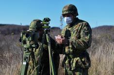 Military volunteers camping at Pasuljanske livade training ground