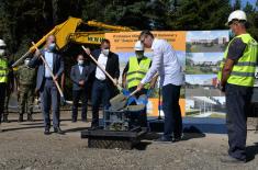 The beginning of the construction of a new and modern Covid hospital