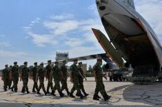 Tank crewmen and military drivers depart for International Army Games