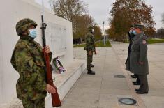 Polaganje venaca povodom Dana vojnih veterana