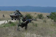 Military Police in a demanding training