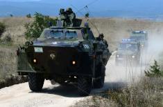 Military Police in a demanding training