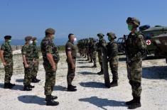 Military Police in a demanding training