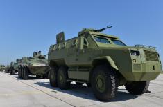 High level of ballistic and anti-mine protection of the new M-20 MRAP 6x6 armoured fighting vehicle 
