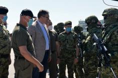 President of Republic and Supreme Commander Aleksandar Vučić Attended Demonstration of Capabilities of Part of Serbian Armed Forces Units  