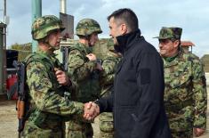 Aktivnosti ministra odbrane na jugu Srbije