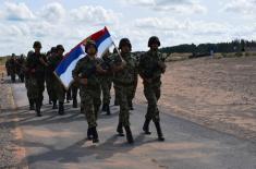 Members of the Serbian Armed Forces demonstrate high readiness in exercise in Russia