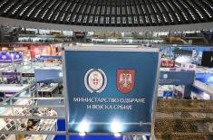 Представници система одбране на 68. Међународном београдском сајму књига