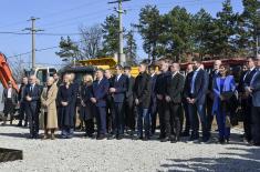 Minister Vučević lays foundation stone of new facility at “Torlak” 