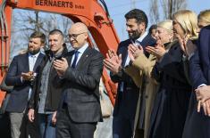 Minister Vučević lays foundation stone of new facility at “Torlak” 