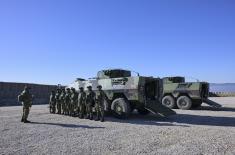 Обука на новим борбеним возилима у јединицама Војске Србије