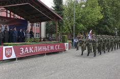 Министар Гашић на полагању заклетве војника генерације „јун 2025“ 