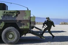 Обука на новим борбеним возилима у јединицама Војске Србије