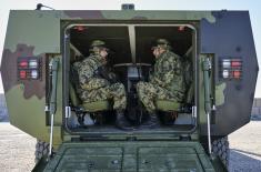 Обука на новим борбеним возилима у јединицама Војске Србије