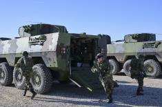 Обука на новим борбеним возилима у јединицама Војске Србије