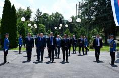 Председници Вучић и Додик обишли ветеране из Србије и Републике Српске