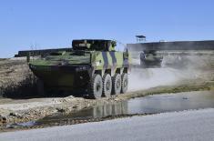 Обука на новим борбеним возилима у јединицама Војске Србије